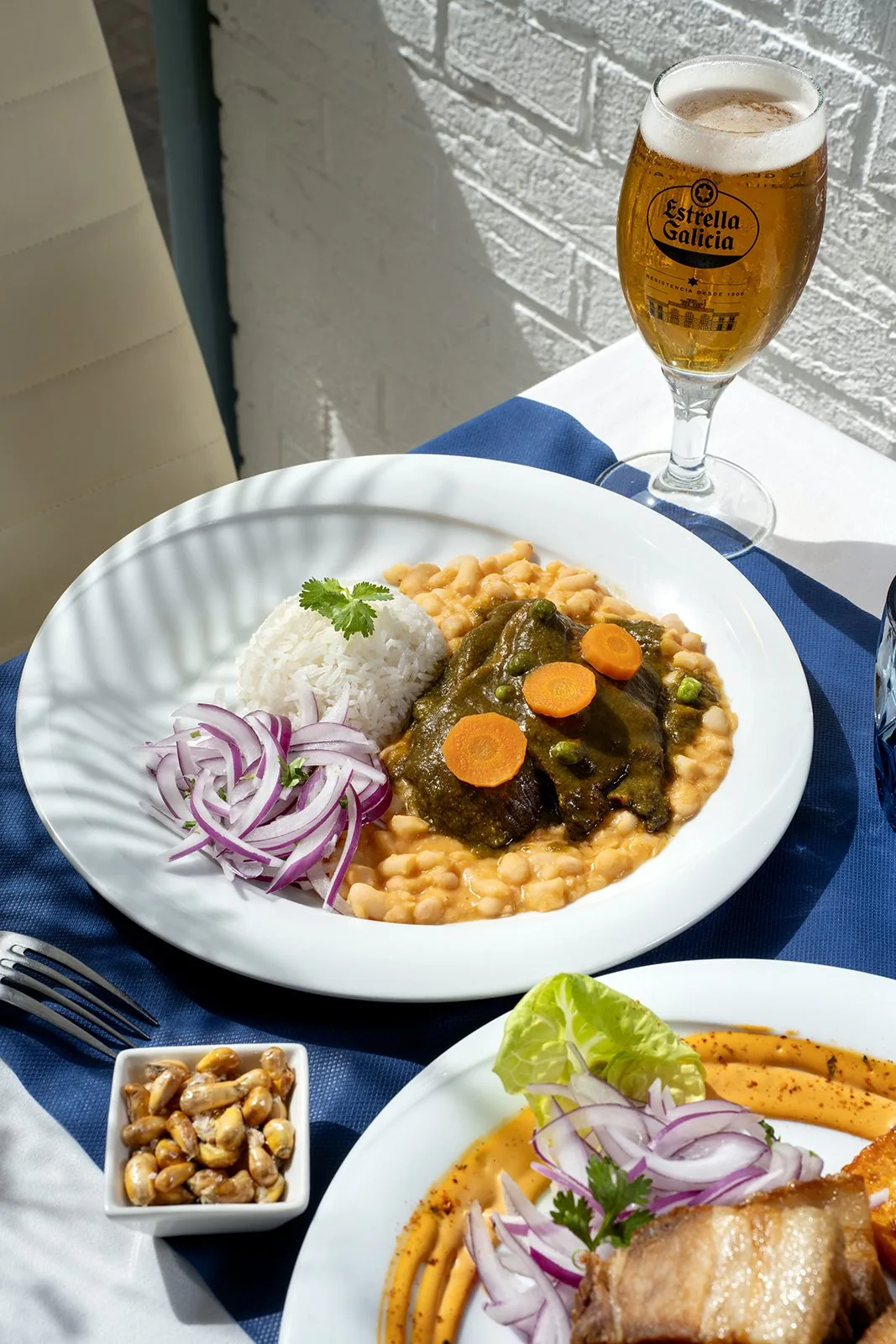Detalle de plato en Kallpa
