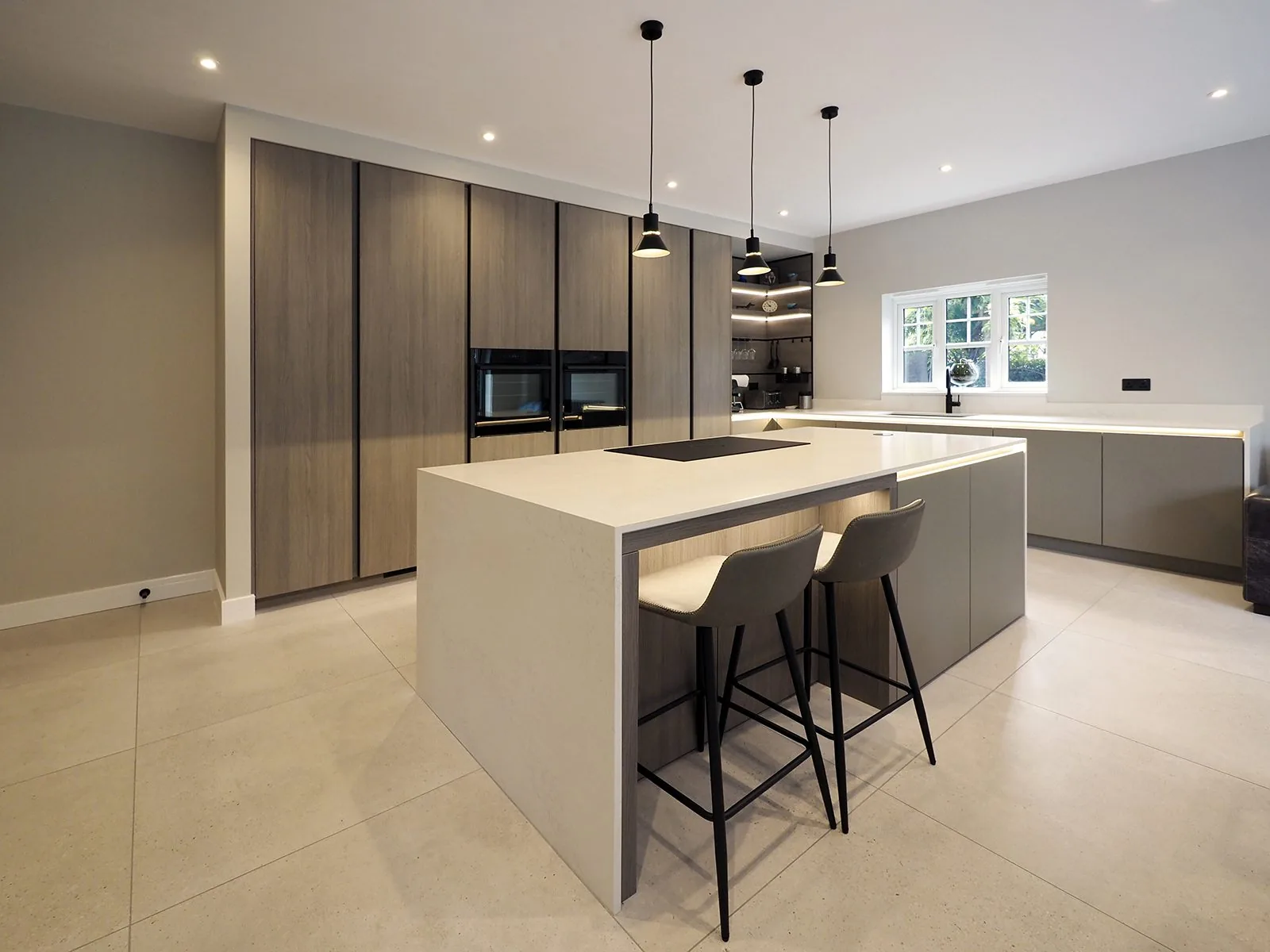 Detalle de cocina en el showroom de Plum-Mex